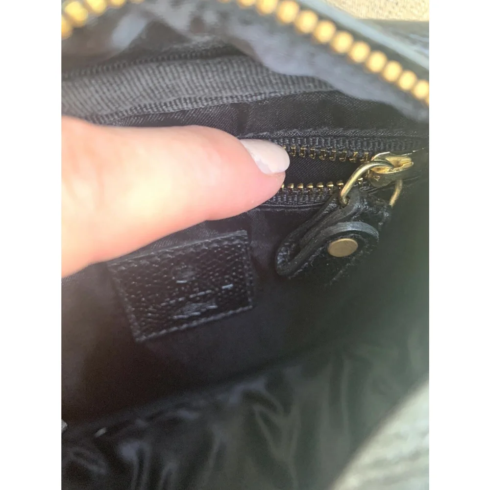 Immaculate Vintage Wathne Peacock Silk And Leather Bag - Picture 8 of 10